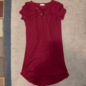 Maroon dress